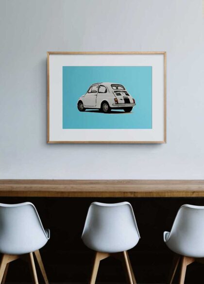 CINQUECENTO BIANCA - 70x100 cm, Natural