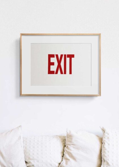 AMAZINGARTCLUB Prints - EXIT