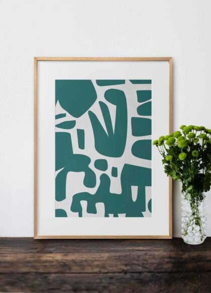 GREEN COTTON FIELDS - 70x100 cm, Natural