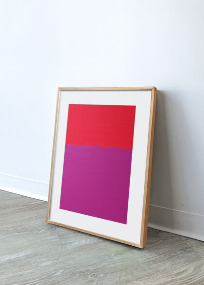 AMAZINGARTCLUB Prints - RED TO PURPLE