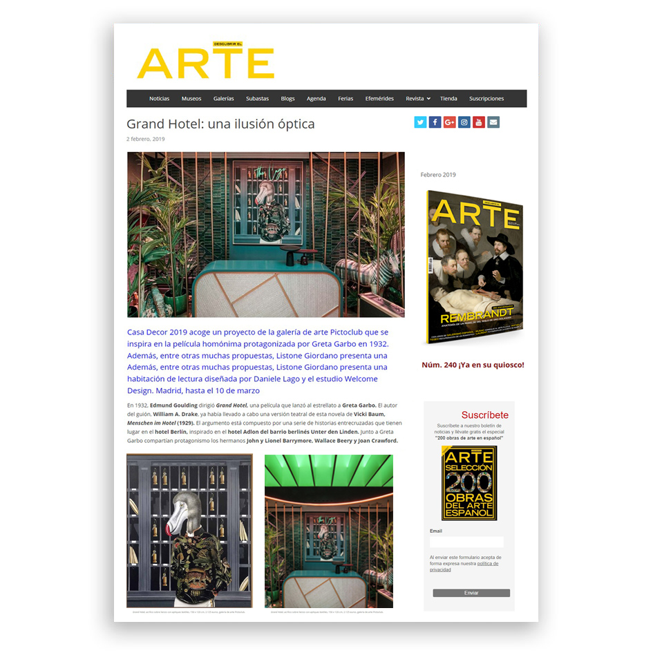 AMAZING ART CLUB - PRESS REVIEW - Descosfera Magazine