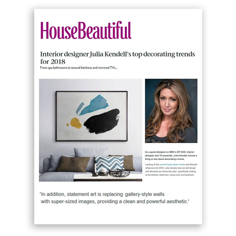 AMAZING ART CLUB - PRESS REVIEW - House Beautiful Magazine