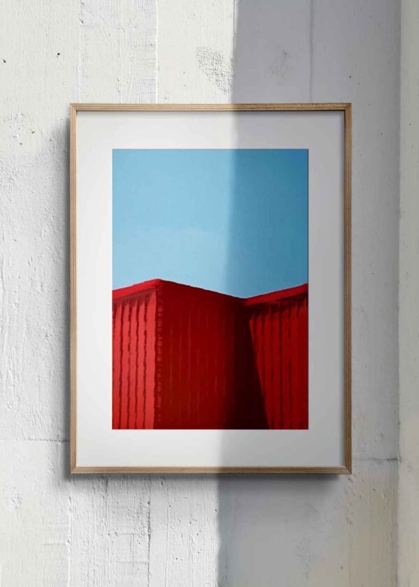 AMAZINGARTCLUB Prints - RED WALL