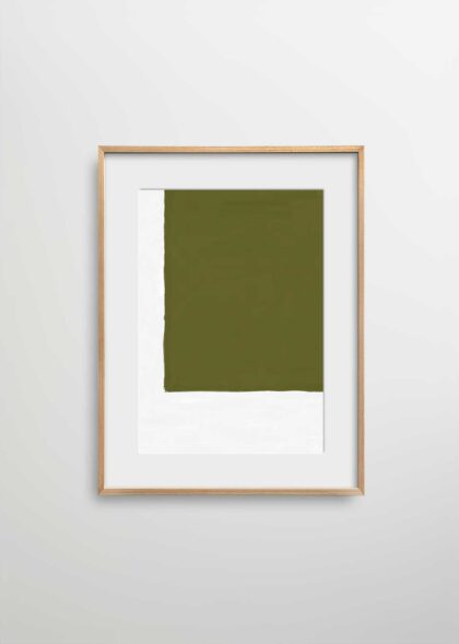 DARK GREEN - 70x100 cm, Natural