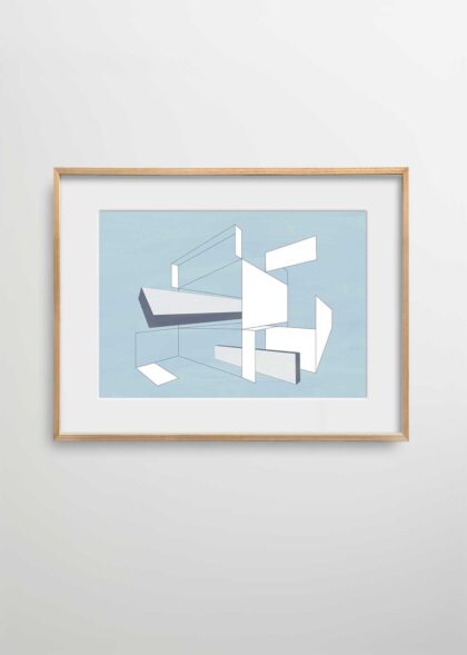 DECONSTRUCTION - 70x100 cm, Natural
