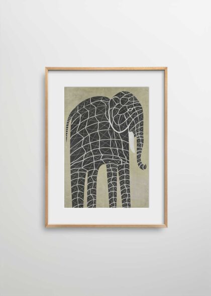 ELEPHANT - 70x100 cm, Natural