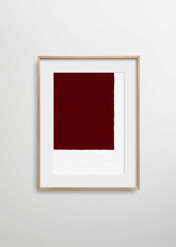 MAROON - 70x100 cm, Natural