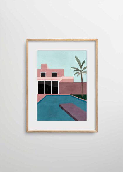 MIAMI POOL - 70x100 cm, Natural